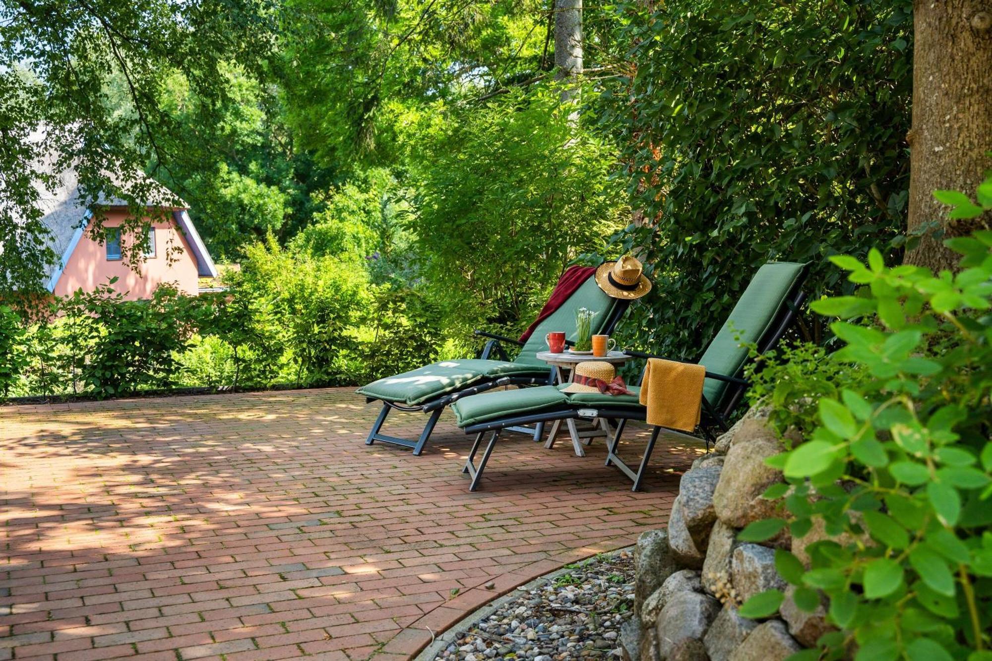 Ferienhaus Preetz 1A - Idylle Unter Reet Burtevitz Exterior foto